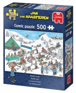 Puzzle 500 Jan Van Haasteren Wyścigi reniferów G3