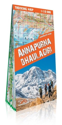 Trekking map - Annapurna i Dhaulagiri 1:110 000