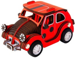 Puzzle Drewniane 3D Ruchomy samochód Beetle