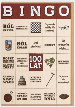 Karnet Urodziny - Bingo 100 lat!