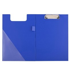 Deska A4 PVC z klipsem i okładką niebieska D.RECT