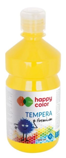 Farba tempera Premium 500ml żółta HAPPY COLOR