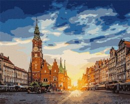 Malowanie po numerach - Czarujący Wrocław 40x50cm