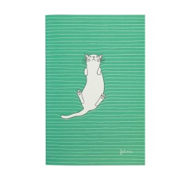 Średni Zeszyt - Feline Fine (Bold Green)