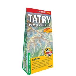 Comfort!map Tatry. Mapa panoramiczna 1:28 000