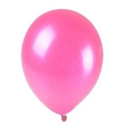 Balony metalizowane różowe 25cm 100szt