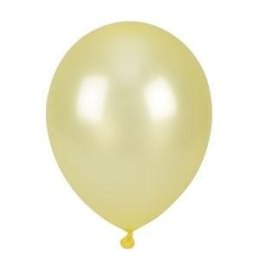 Balony metalizowane żółte 25cm 100szt