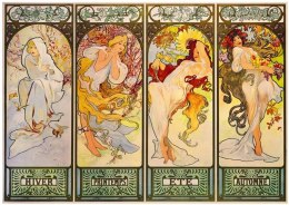 Puzzle 1000 Cztery sezony, Alfons Mucha, 1900