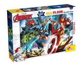 Puzzle podłogowqe dwustronne Maxi 150 Avengers