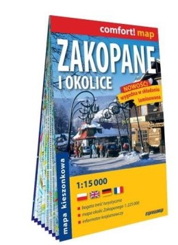 Comfort! map Zakopane i okolice 1:15 000 w.2023