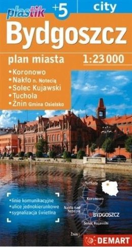Plan miasta - Bydgoszcz +5 1:23 000 w.2023