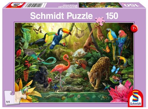 Puzzle 150 Mieszkańcy dżungli