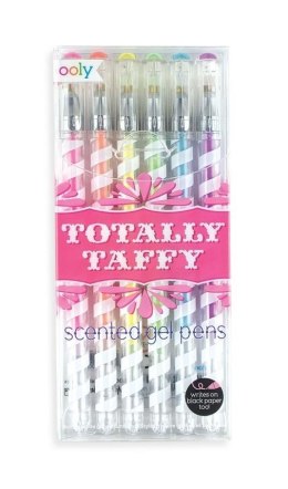 Długopisy żelowe pachnące Totally taffy 6 kolorów