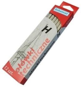 Ołówek techniczny H (12szt)