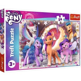 Puzzle 24 maxi Radość Kucyków Pony TREFL