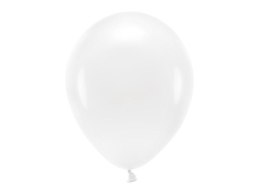 Balony Eco białe 30cm 10szt