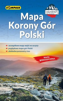 Mapa - Korony Gór Polski