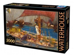 Puzzle 2000 Waterhouse, Ulisses i syreny