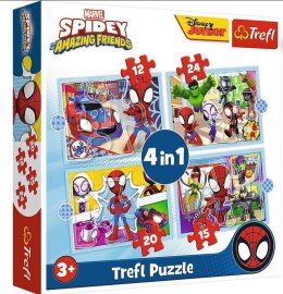 Puzzle 4w1 Ekipa Spidey'a TREFL
