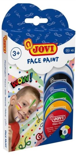 Farby do malowania twarzy 6 kolorów JOVI