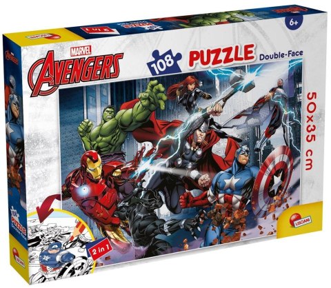 Puzzle dwustronne 108 Marvel Avengers