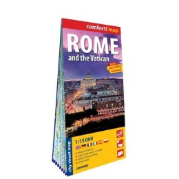 Comfort!map Rome and the Varican 1:15 000 w.2023
