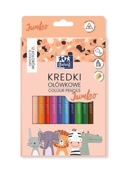 Kredki ołówkowe Kids Jumbo 12 kolorów
