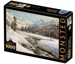 Puzzle 1000 Peder Mork Monsted, Zimowy krajobraz