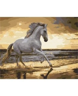 Malowanie po numerach - Koń o świcie 40x50cm