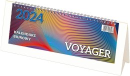 Kalendarz 2024 biurowy Voyager - biały