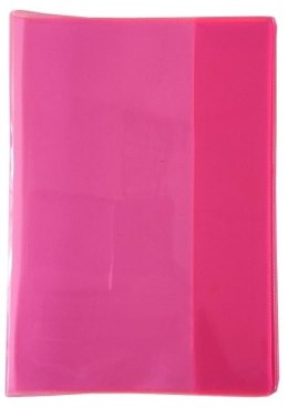 Okładka na zeszyt A5 PVC Neon różowy (10szt)