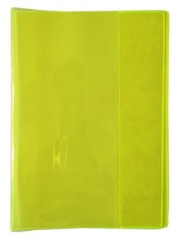 Okładka na zeszyt A5 PVC Neon żółty (10szt)