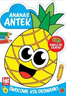 Ananas Antek. Owocowe kolorowanki