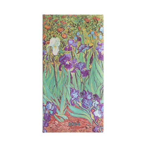 Kalendarz tygodniowy slim 2024 Van Gogh's Irises