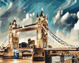 Malowanie po numerach - Londyn w chmurach 40x50cm