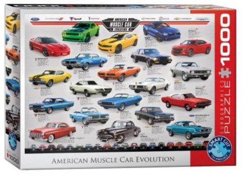 Puzzle 1000 Amerykańske Muscle cary