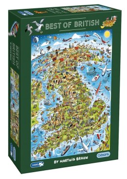 Puzzle 1000 Wszystko co najlepsze w Wielkiej Bryta