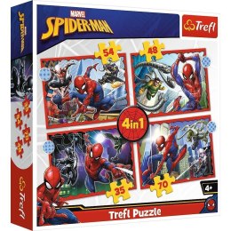 Puzzle 4w1 Bohaterski Spider-Man TREFL