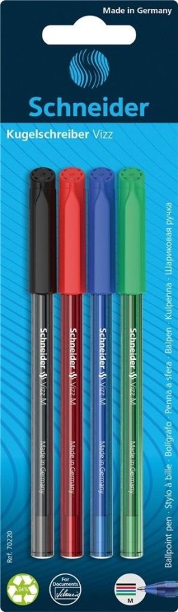 Długopisy Vizz M 4 kolory