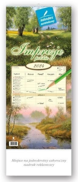Kalendarz 2024 Notatnikowy Impresje polskie