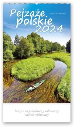 Kalendarz 2024 Reklamowy Pejzaże polskie
