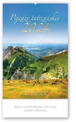 Kalendarz 2024 Reklamowy Pejzaże tatrzańskie
