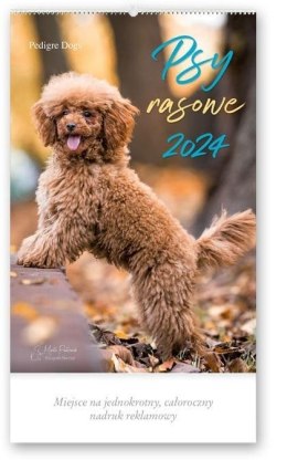 Kalendarz 2024 Reklamowy Psy rasowe