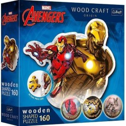 Puzzle drewniane 160 Odważny Iron Man TREFL