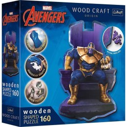 Puzzle drewniane 160 Thanos na tronie TREFL