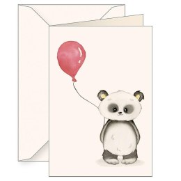 Karnet B6 + koperta 6139 Mała panda