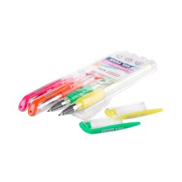 Długopis żelowy Fluo 4 kolory EASY