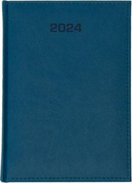 Kalendarz 2024 tygodniowy A4 Vivella niebieski