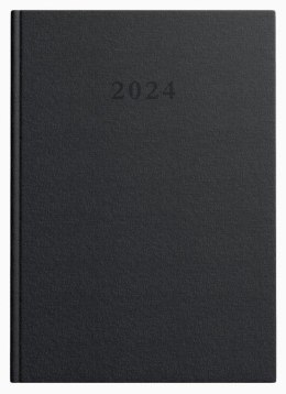 Kalendarz 2024 książkowy A5 Standard DTP czarny