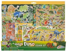 Mega naklejki Dino 500 sztuk